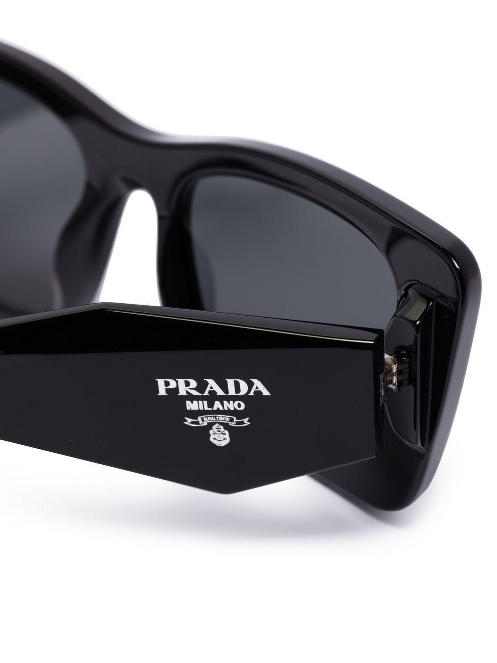 oversized rectangular-frame sunglasses Product Image