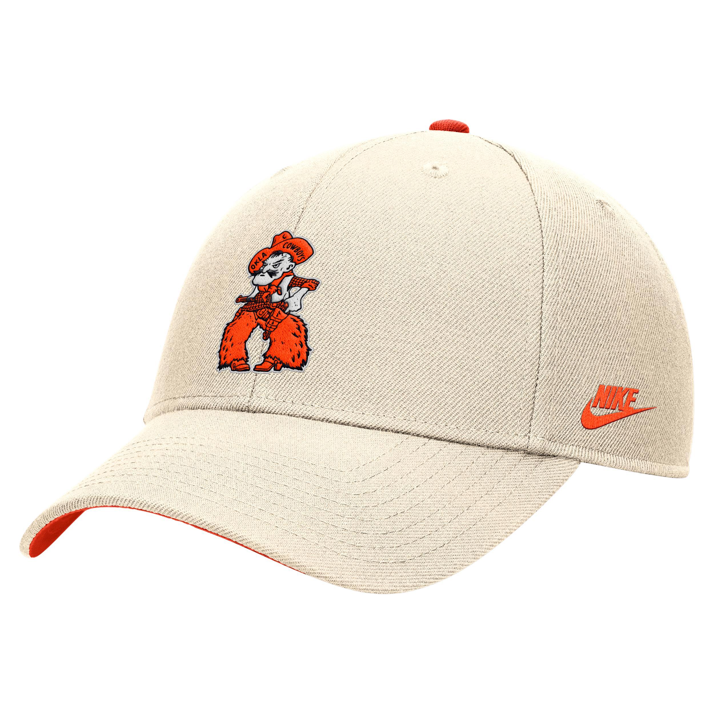 Oklahoma State Rise Nike Unisex College Adjustable Cap | C11528OKST-NAT Product Image