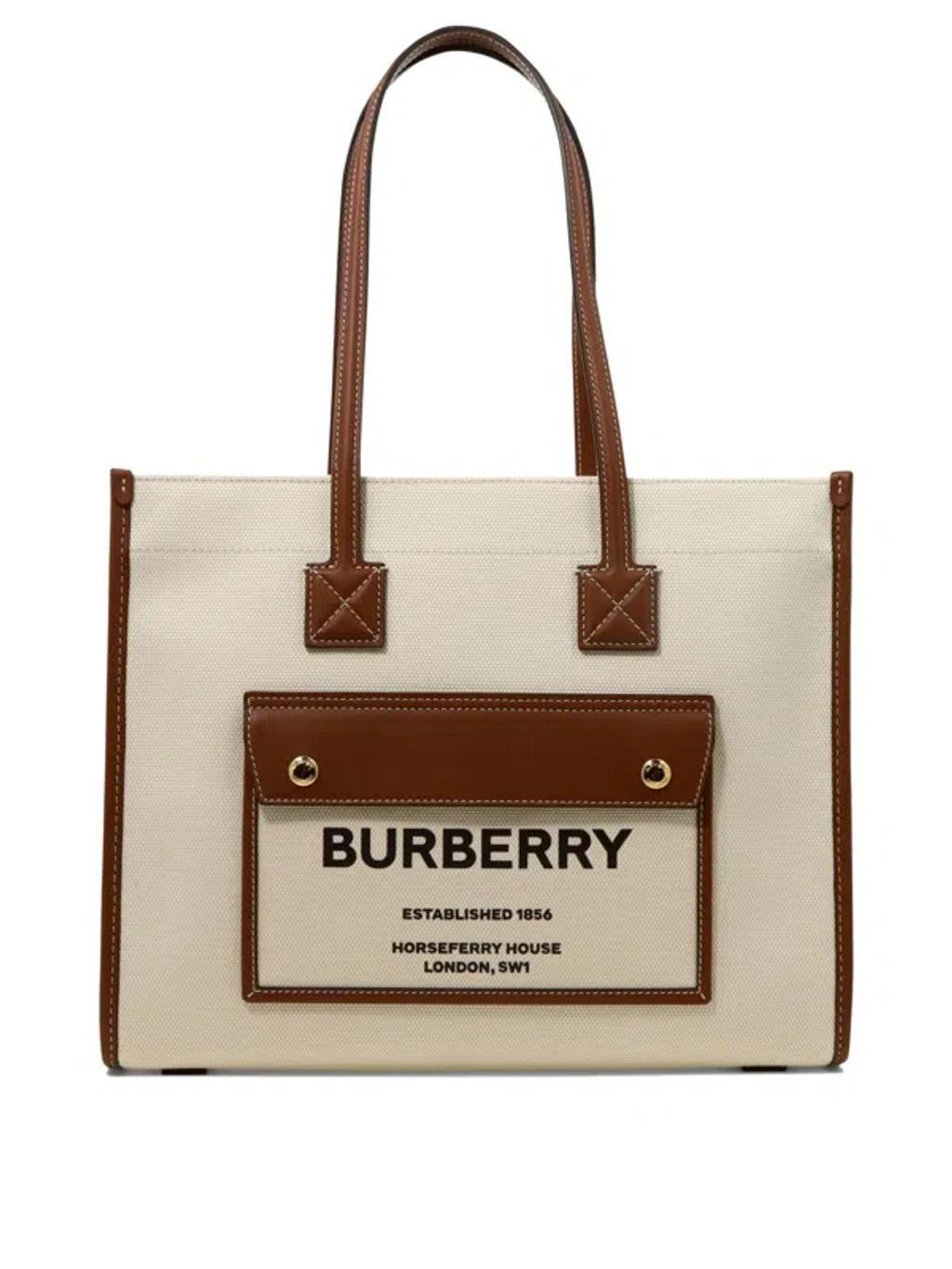 BURBERRY Tote In Cream Product Image