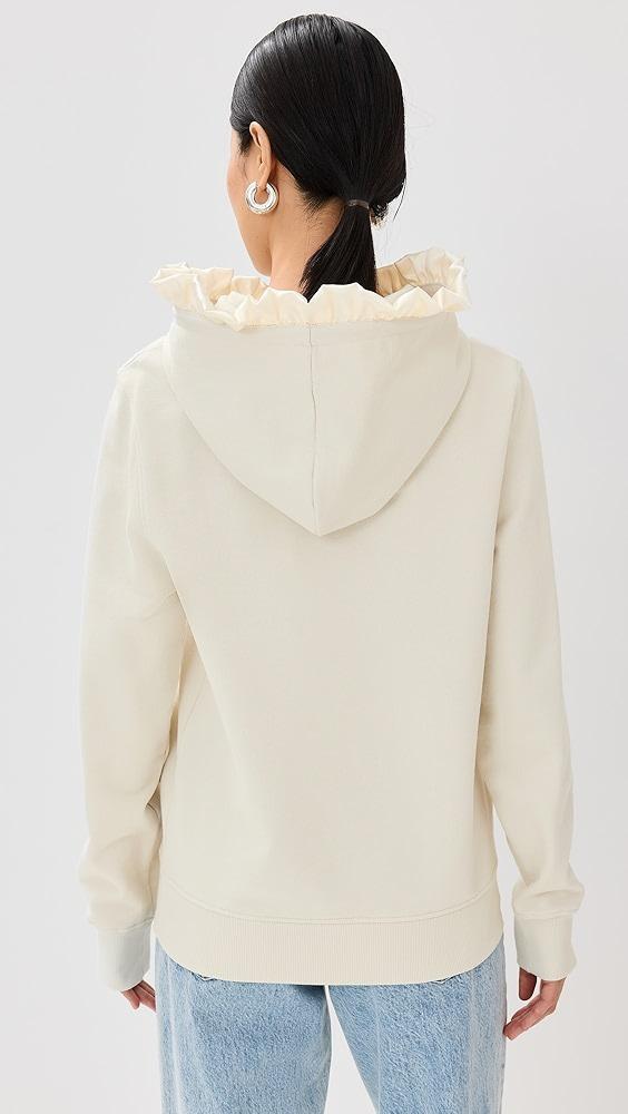 Tanner Fletcher Kit Ruffle Trim Hoodie | Shopbop Product Image