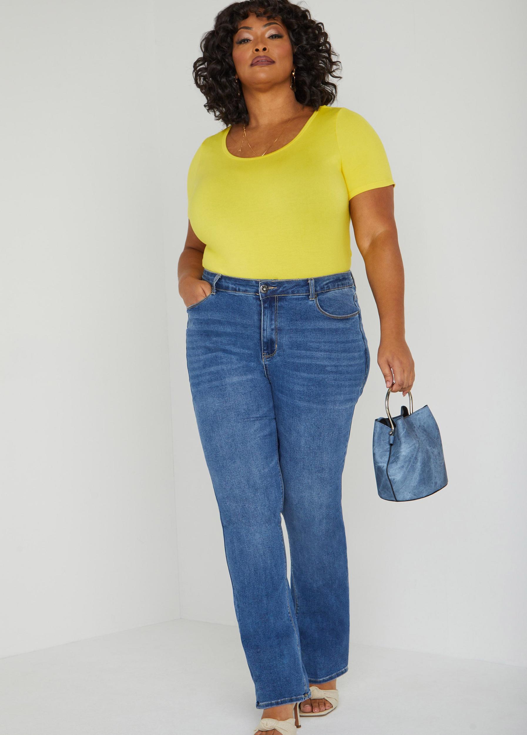 Plus Size The Basic Jersey Tee Ashley Stewart Product Image