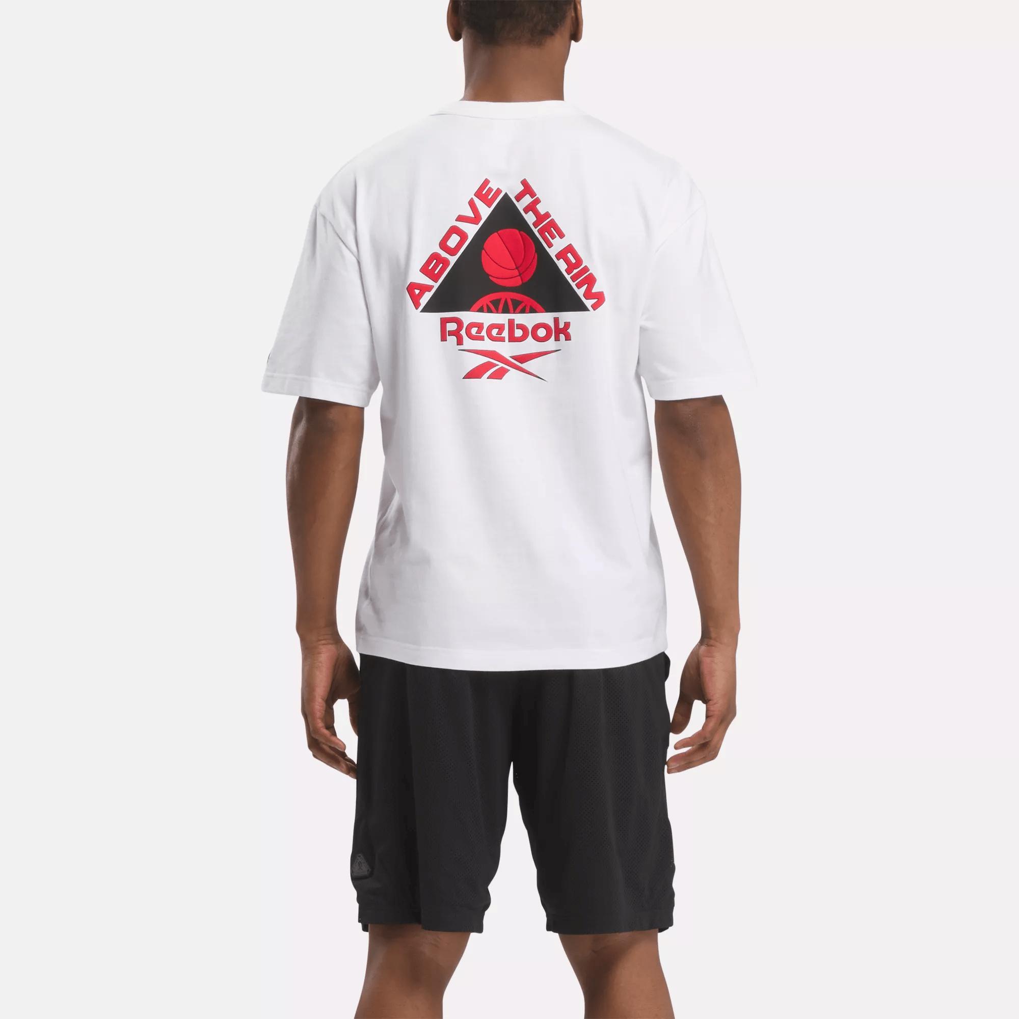 Men's Above the Rim Basketball T-Shirt Male Product Image