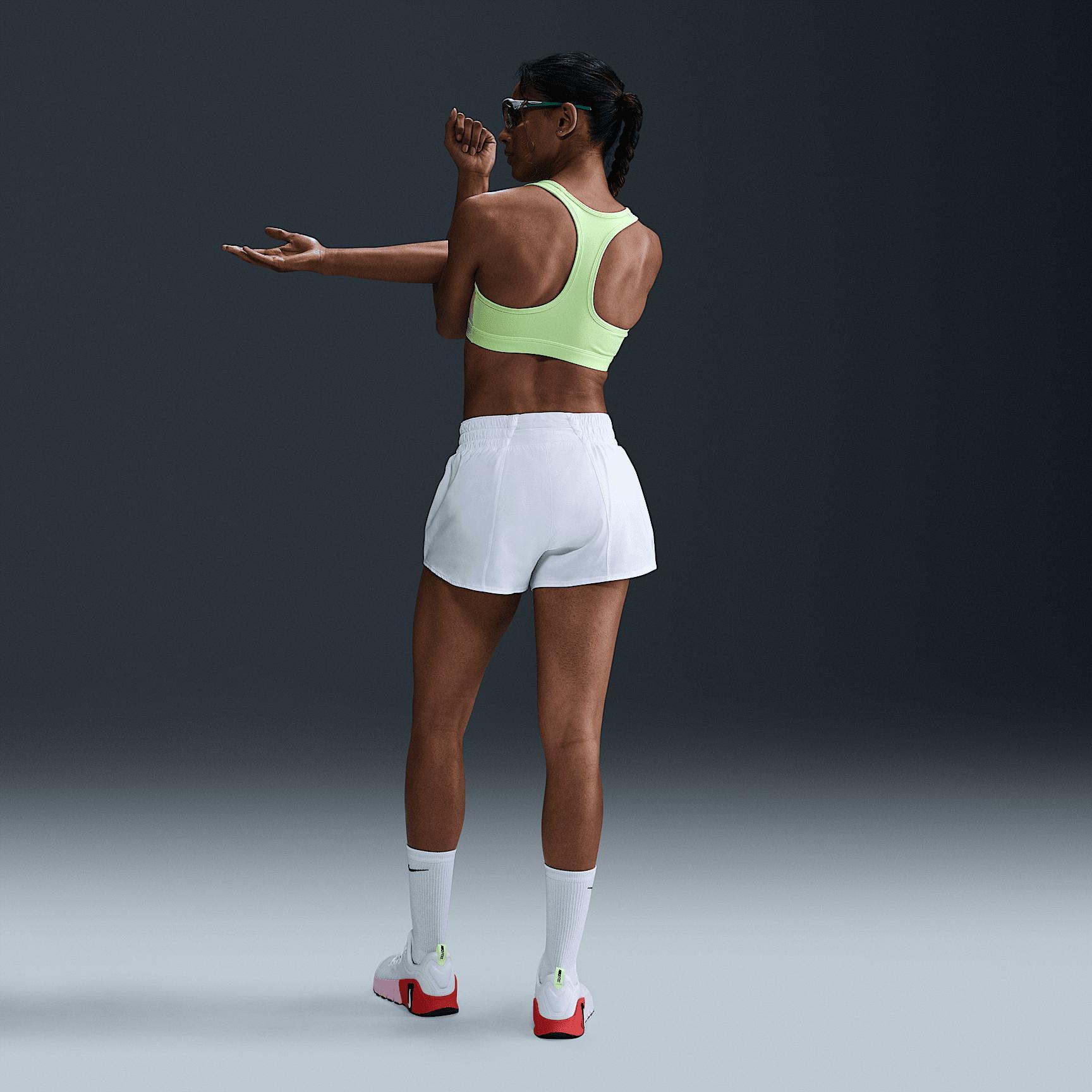 Nike Womens Swoosh Medium Support Padded Sports Bra | DX6821-701 Product Image