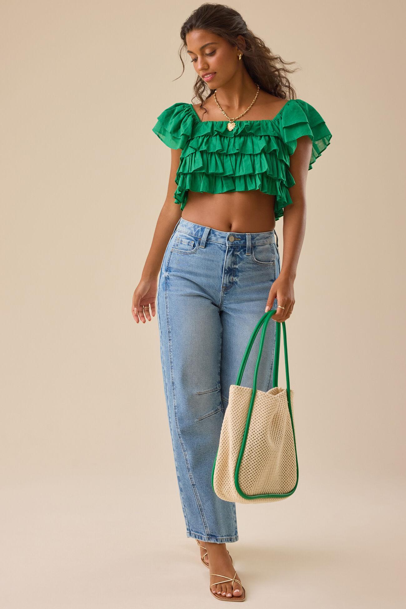 Simone Ruffle Top Product Image