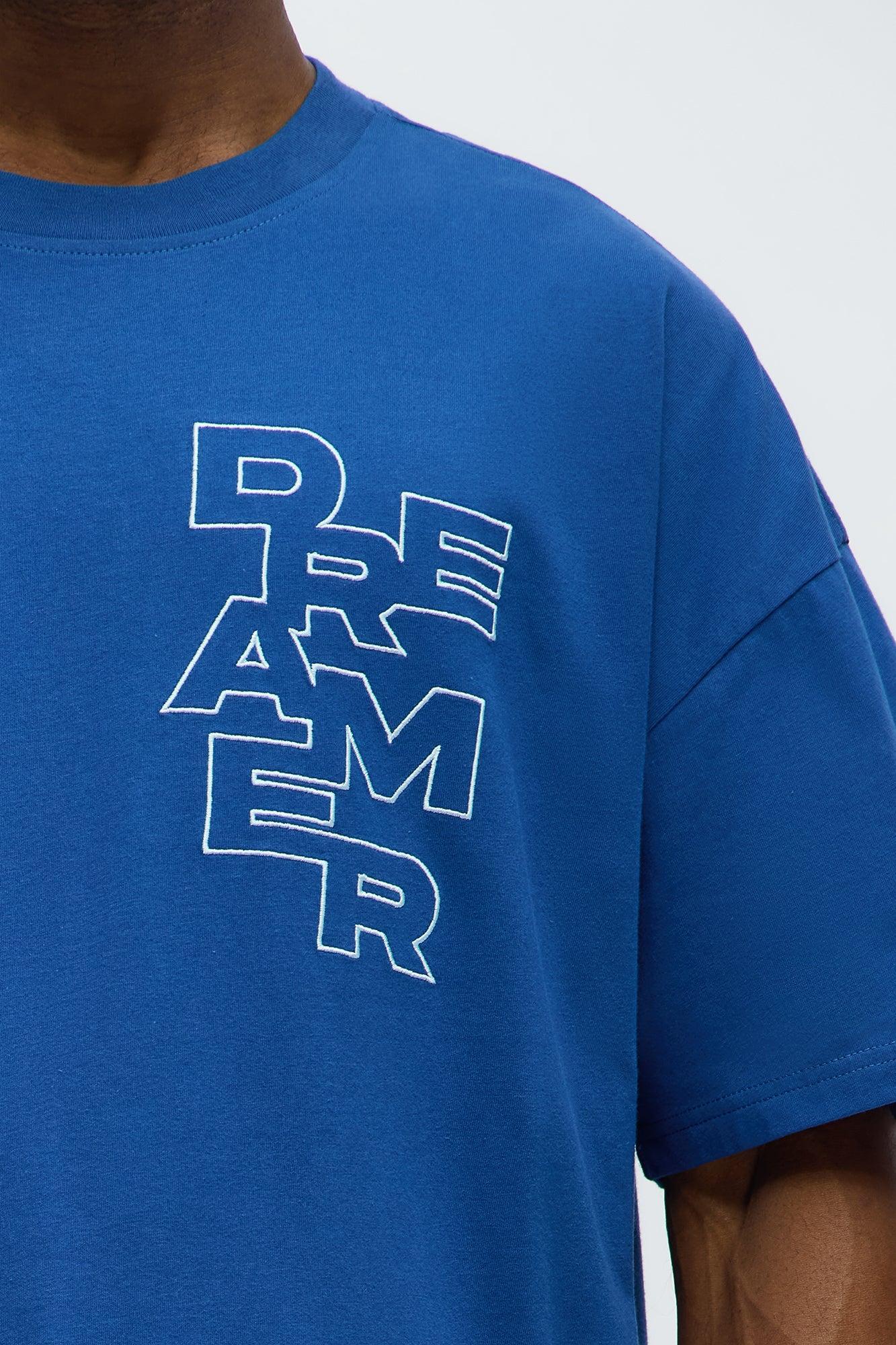 Relaxed Fit Dreamer Tshirt - Blue Male Product Image