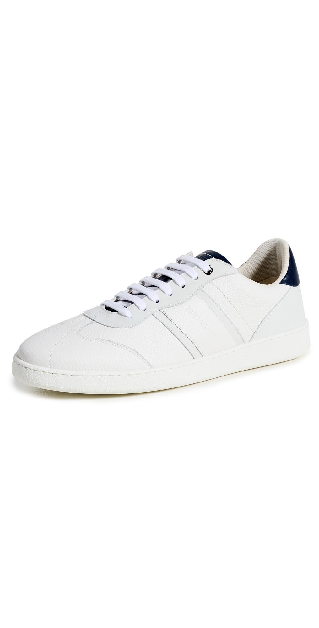 FERRAGAMO Achille 1 Sneakers Bianco Ottico 9.5 Product Image