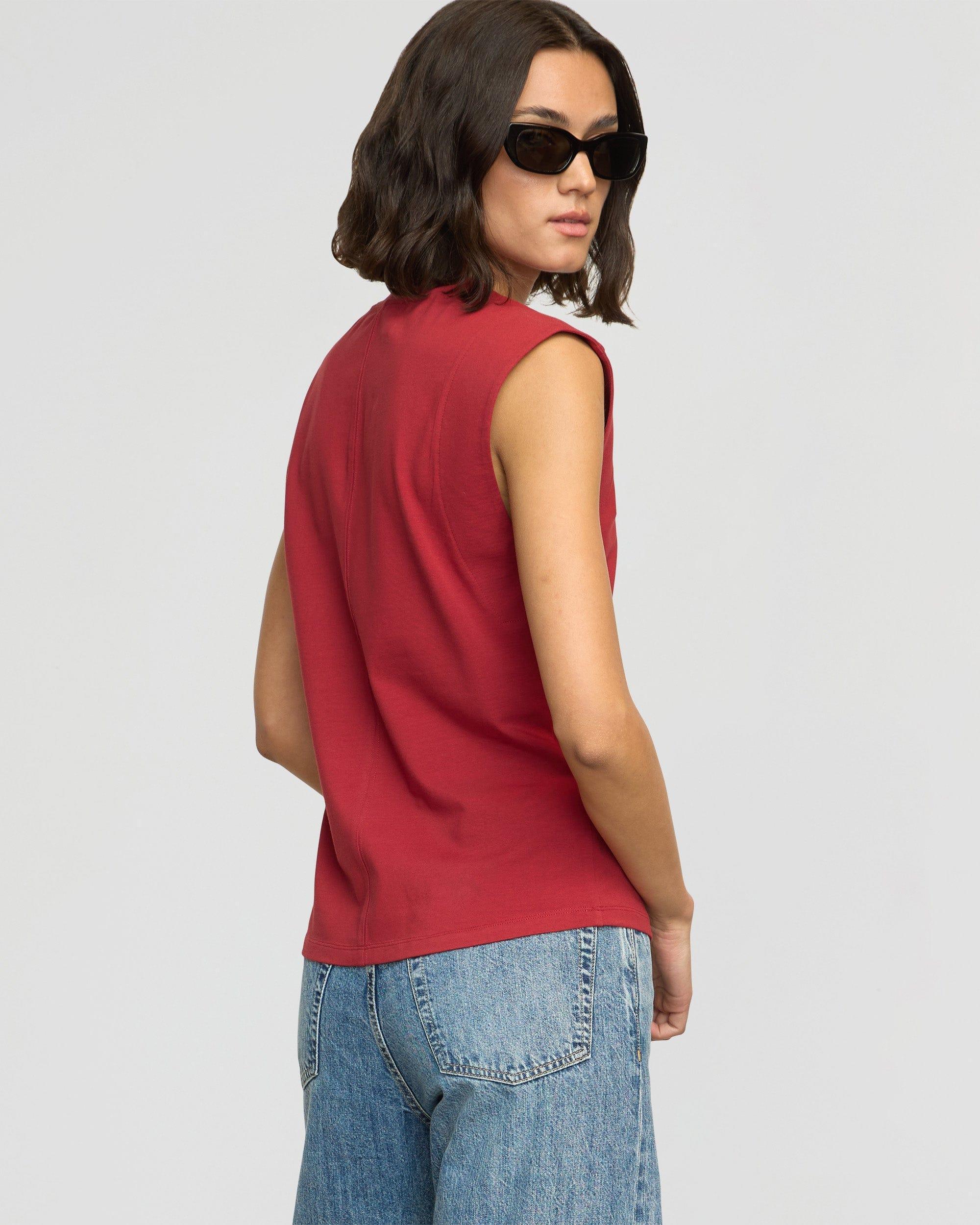 Nana Organic Cotton Structured-Shoulder Tee Product Image
