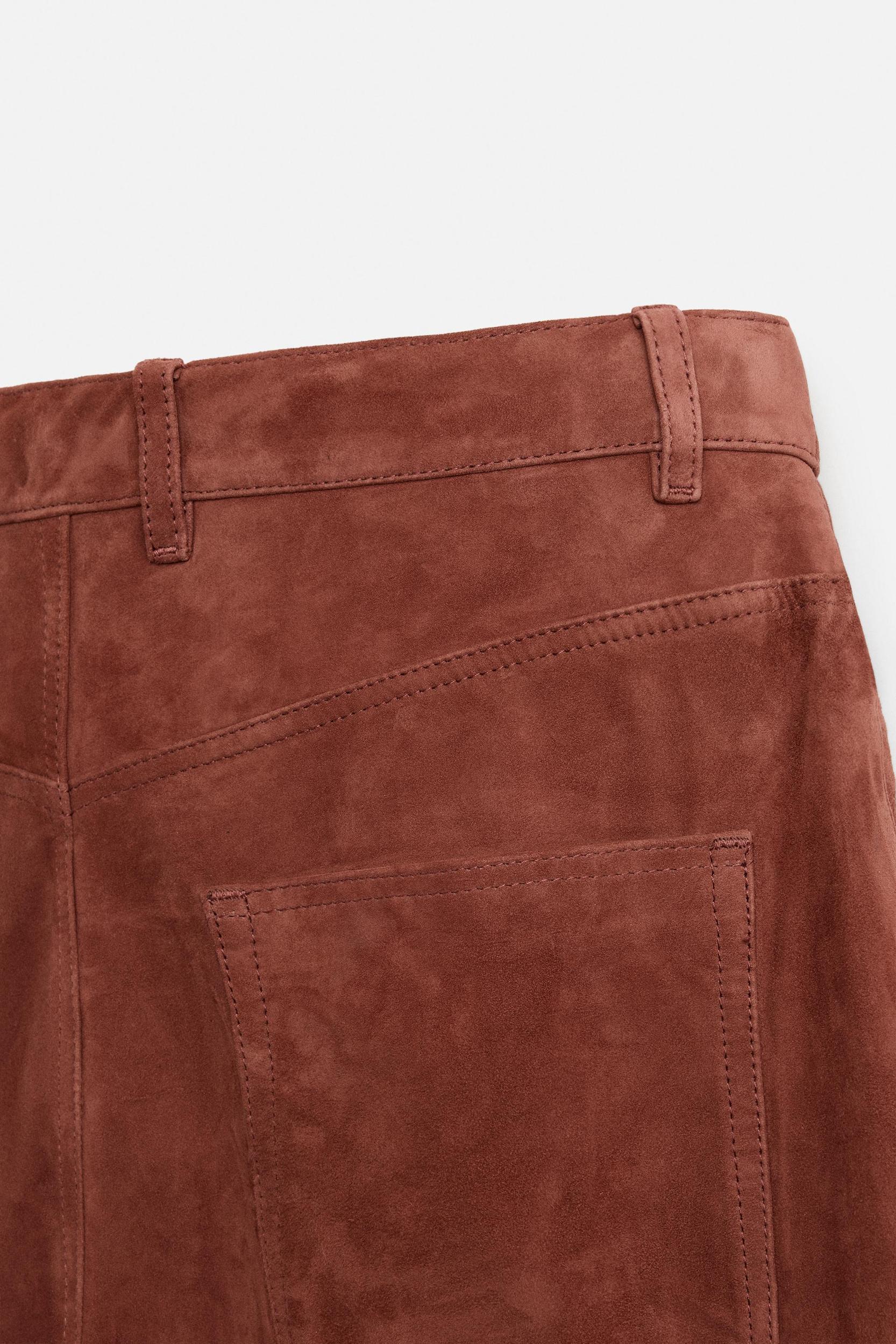 LIMITED EDITION SUEDE LEATHER PANTS Product Image