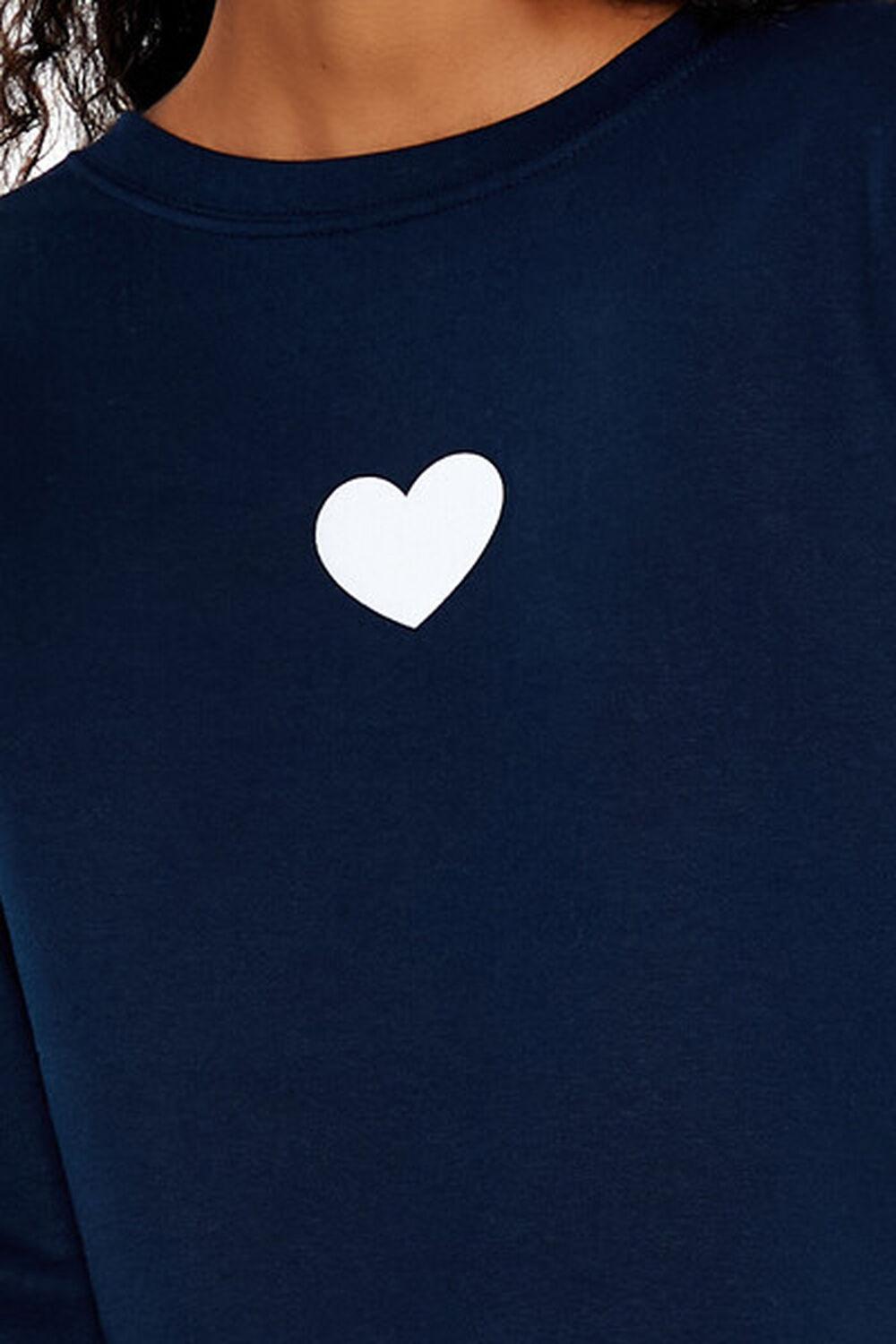 Heart Graphic Fleece Pullover | Forever 21 Product Image