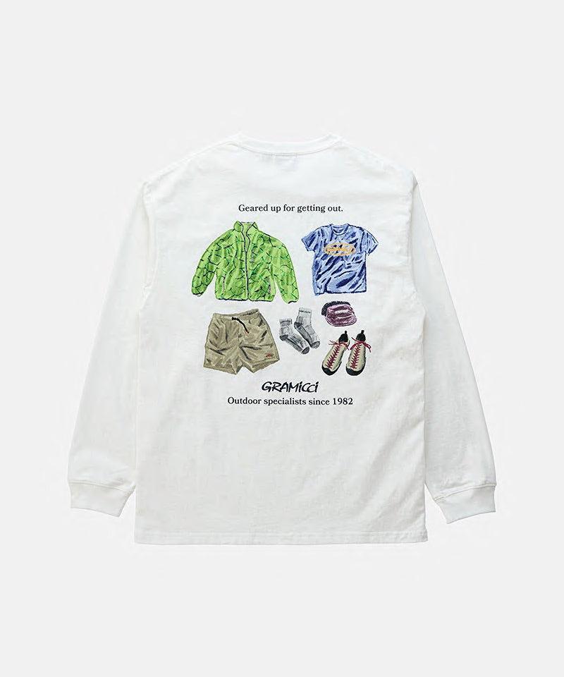 Geared Up L/S Tee Unisex Product Image