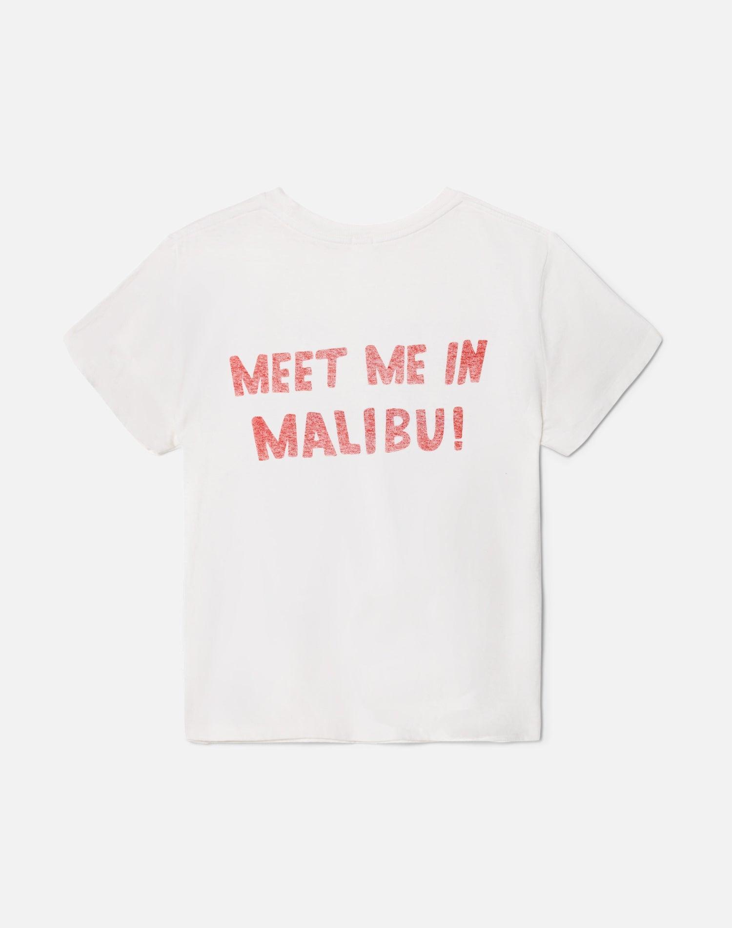 Classic "Snoopy Surfs Up" Tee - Vintage White Female Product Image