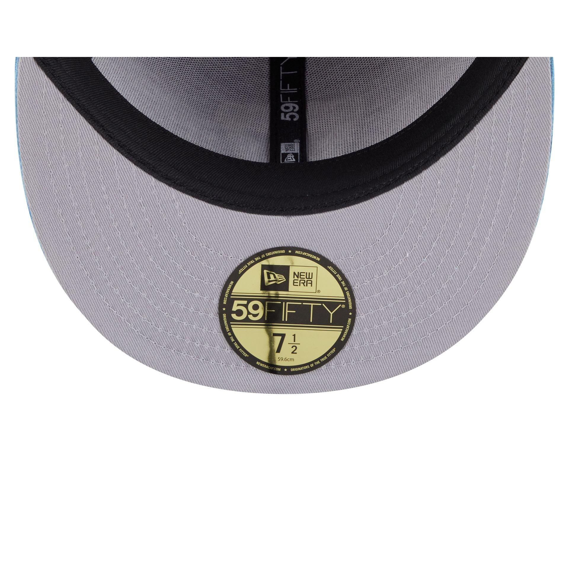 Cleveland Guardians Metallic Gold Logo 59FIFTY Fitted Hat Male Product Image