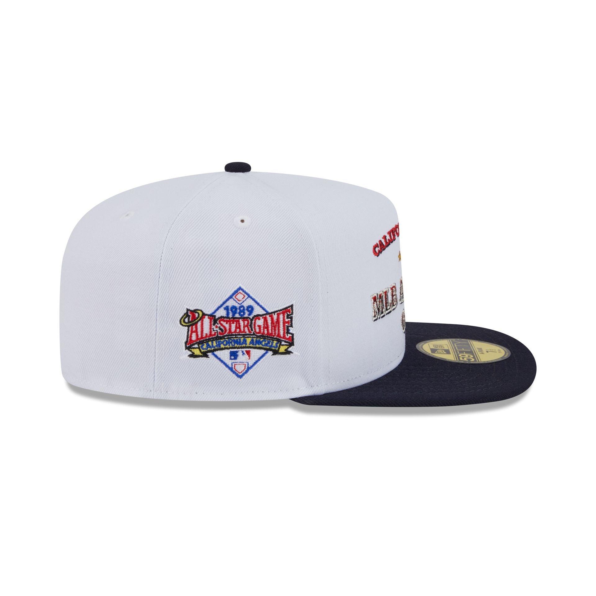 Just Caps League Sidepatch Gray San Diego Padres 59FIFTY A-Frame Fitted Hat Male Product Image
