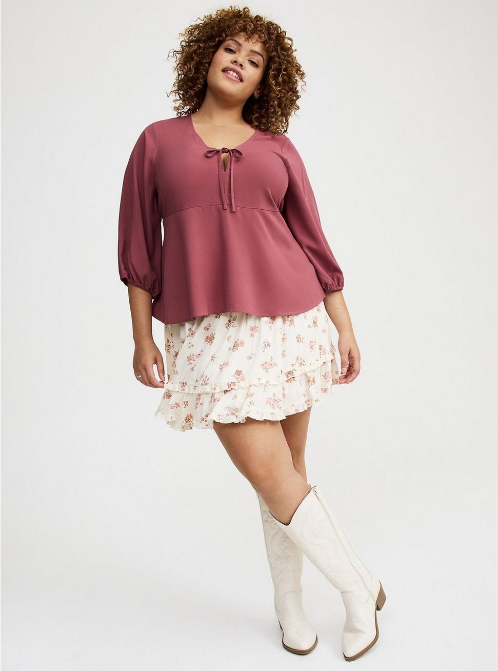 Hi-Lo Tie-Front Top Product Image