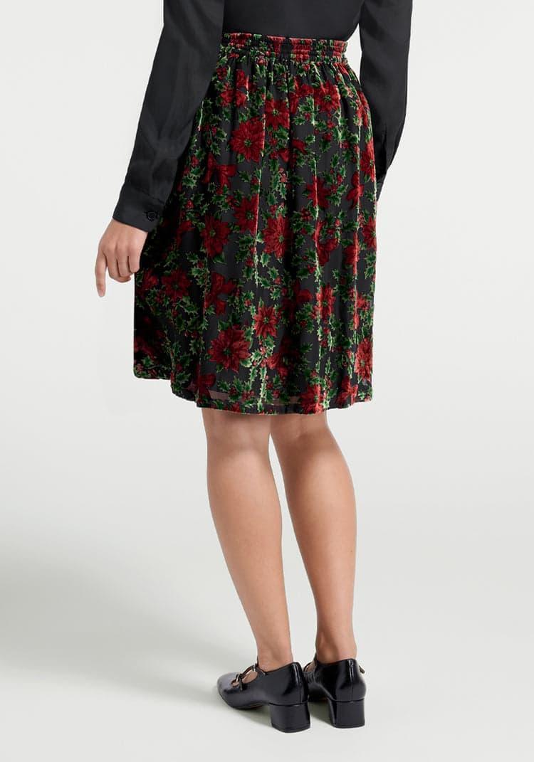 More Than Charming Velvet Skirt Product Image