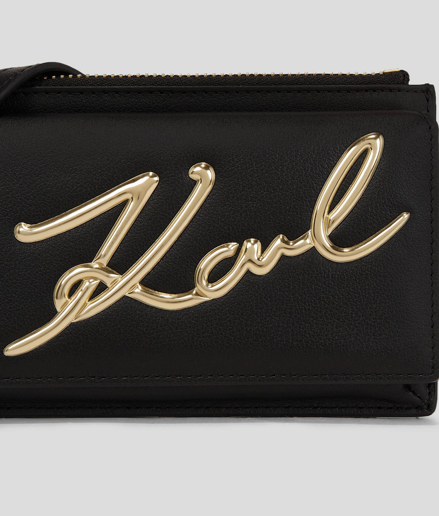 K/SIGNATURE CROSSBODY WALLET Product Image