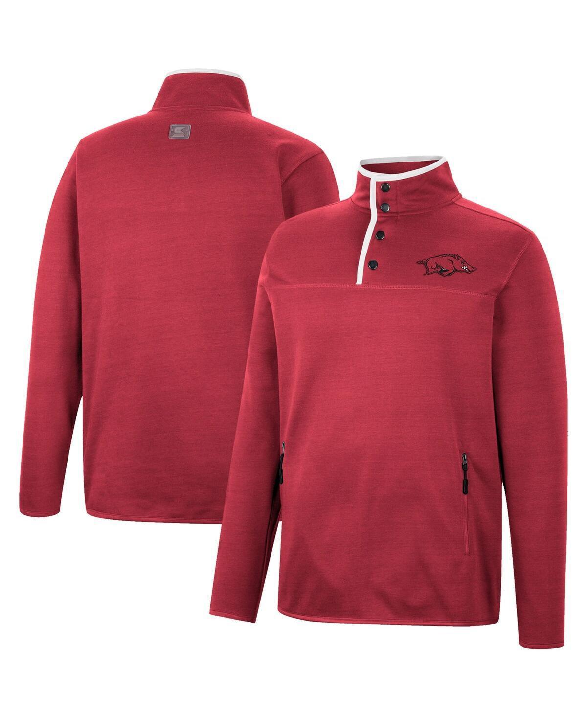 Mens Colosseum Crimson Alabama Crimson Tide Rebound Quarter-Snap Jacket Product Image