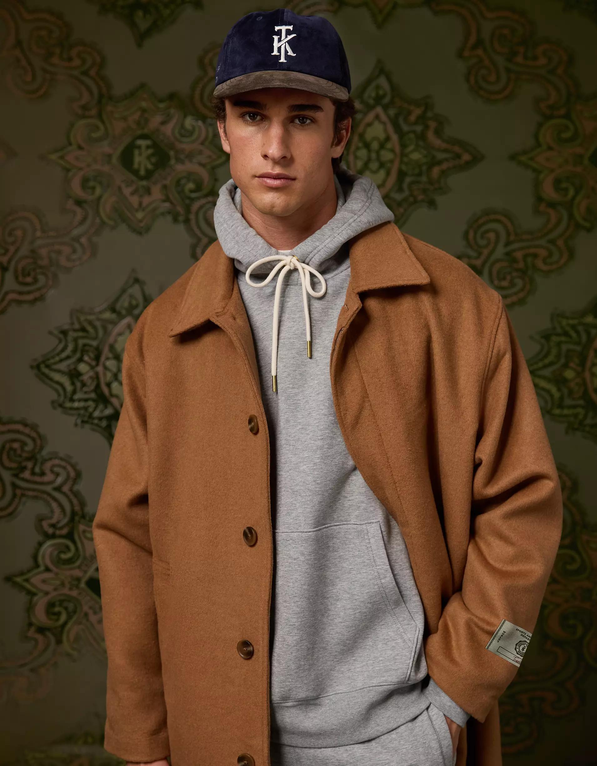 AE x Tru Kolors Wool-Blend Topcoat Product Image