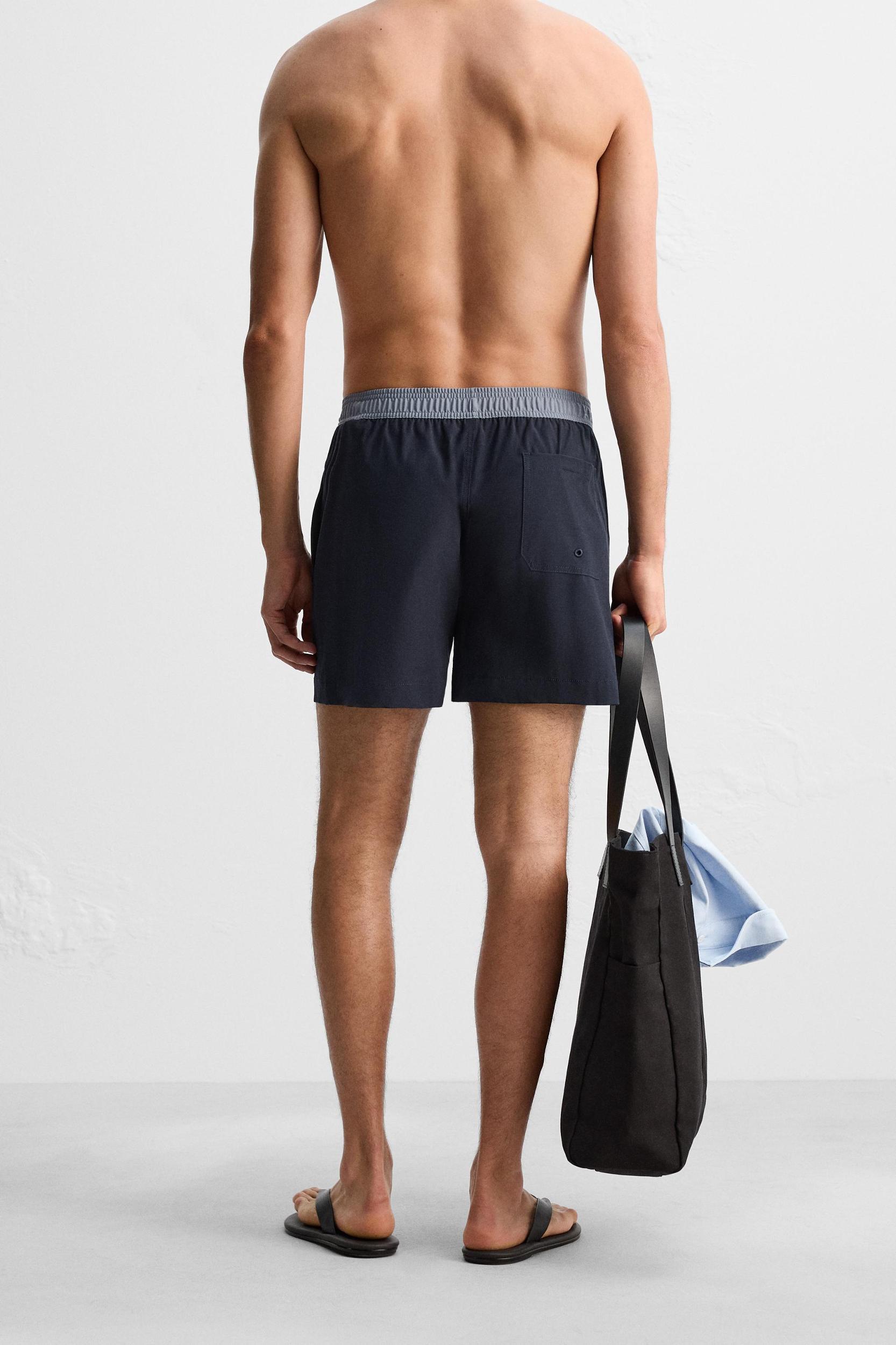 CONTRAST REGULAR SWIMSUIT Product Image