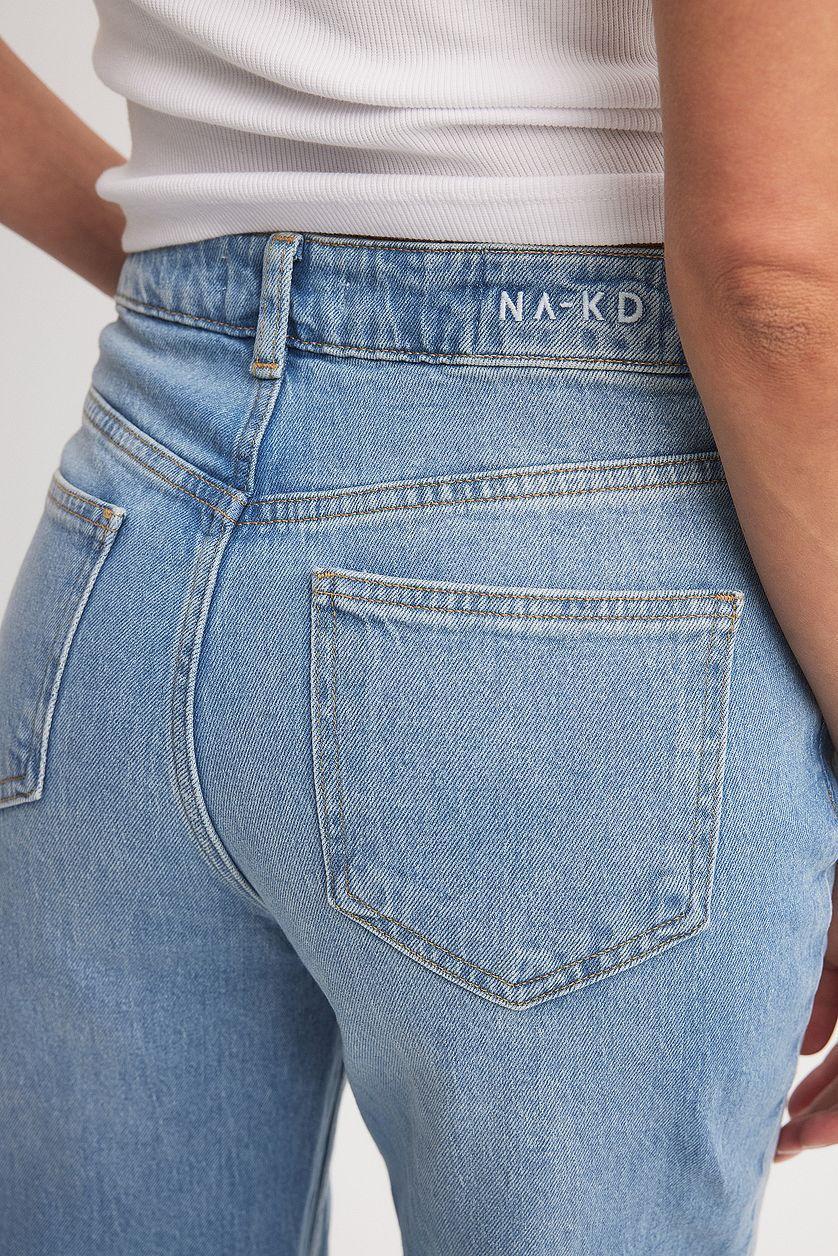 Straight High Waist Jeans Product Image