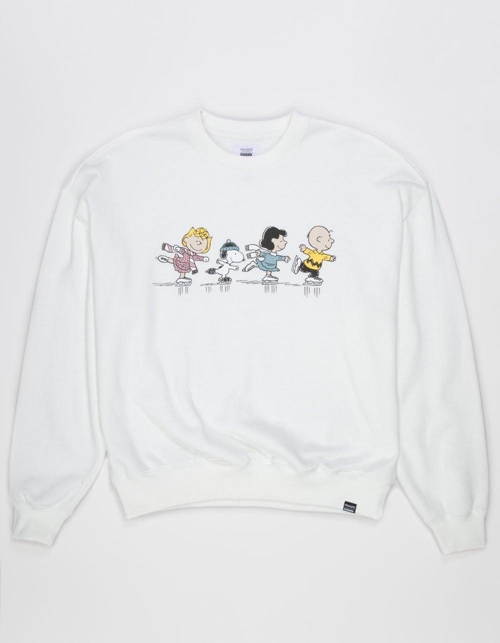 RSQ x Peanuts Squad Skating Mens Oversized Crewneck Sweatshirt Product Image