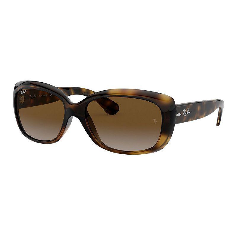 Ray-Ban Jackie Ohh Sunglasses Frame Brown Lenses Polarized Product Image