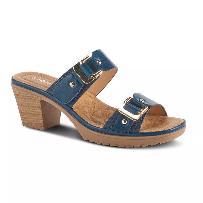 Patrizia Remy Womens Heeled Sandals Blue Product Image