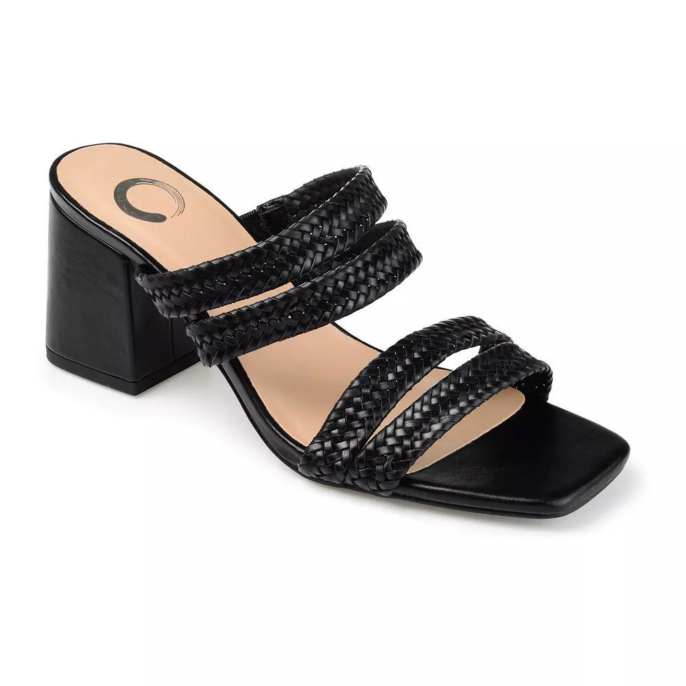 Journee Natia Women's Block Heel Sandals,  Product Image