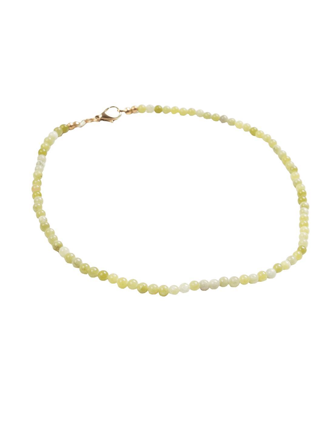 Jade Short Necklace - Gold Product Image