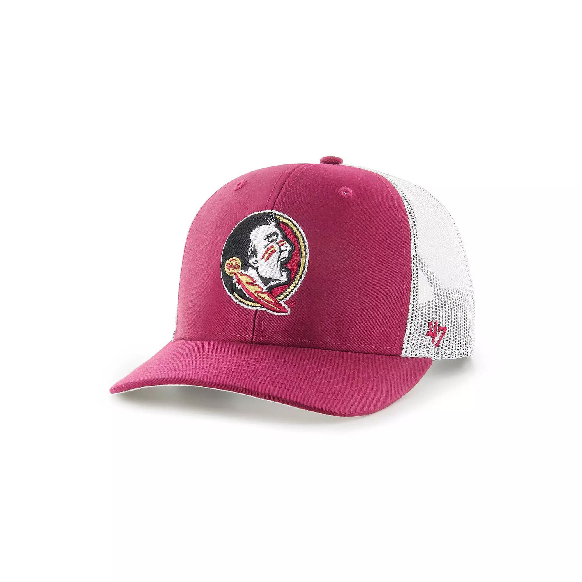 Men's '47 Garnet Florida State Seminoles Trucker Adjustable Hat, Red Product Image