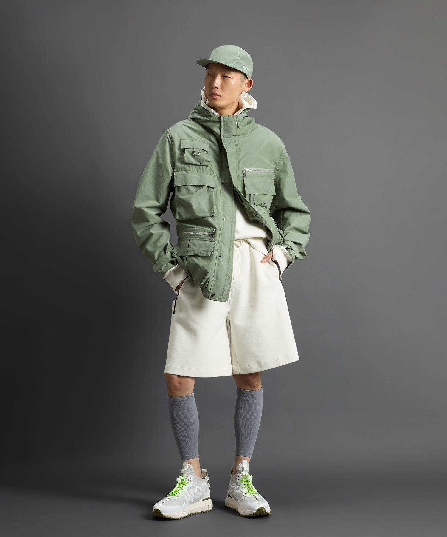 Todd Snyder x Woolrich Fishing Jacket in Sage Product Image