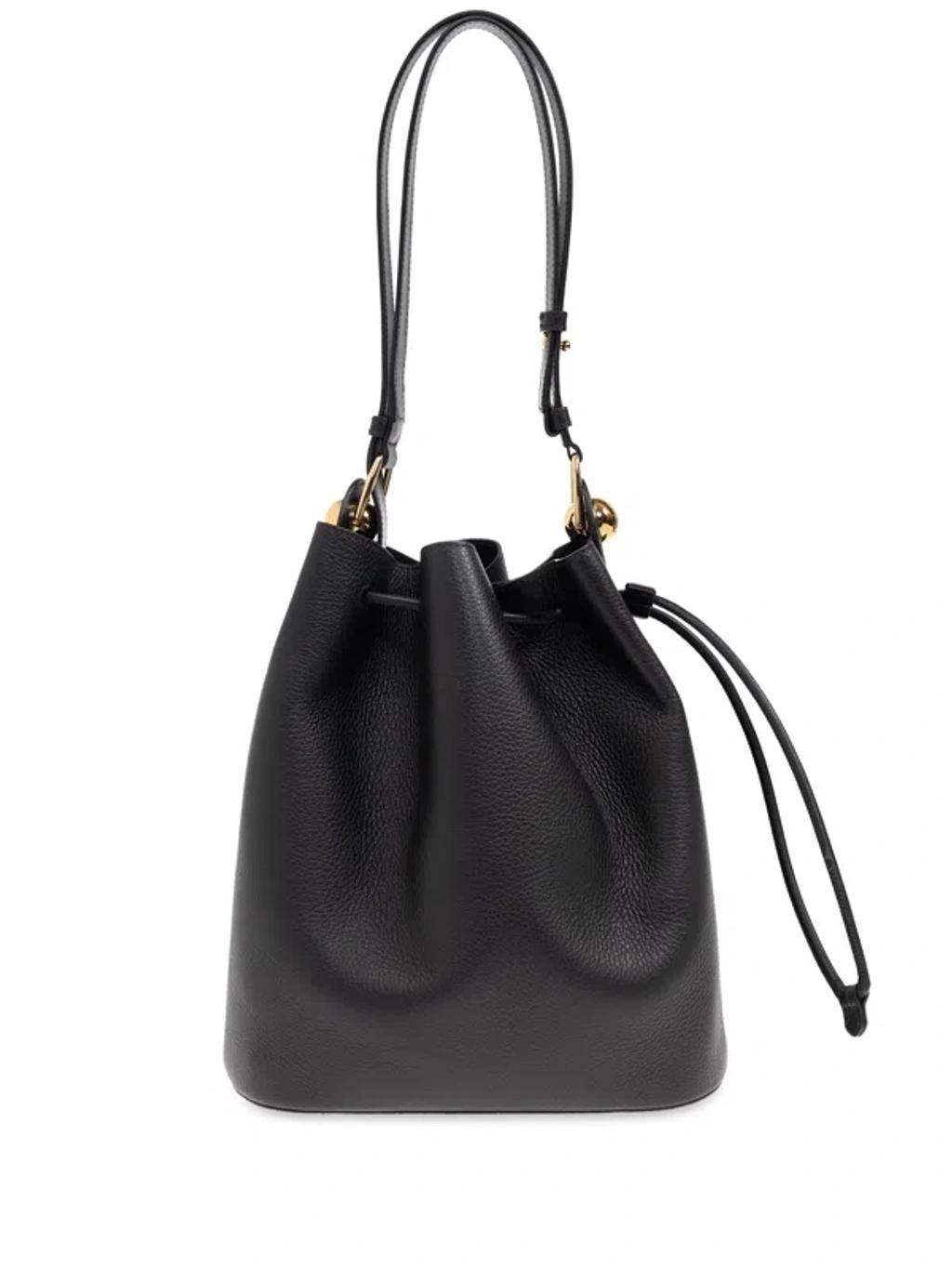 FURLA Sfera S Bucket Bag In Black Product Image