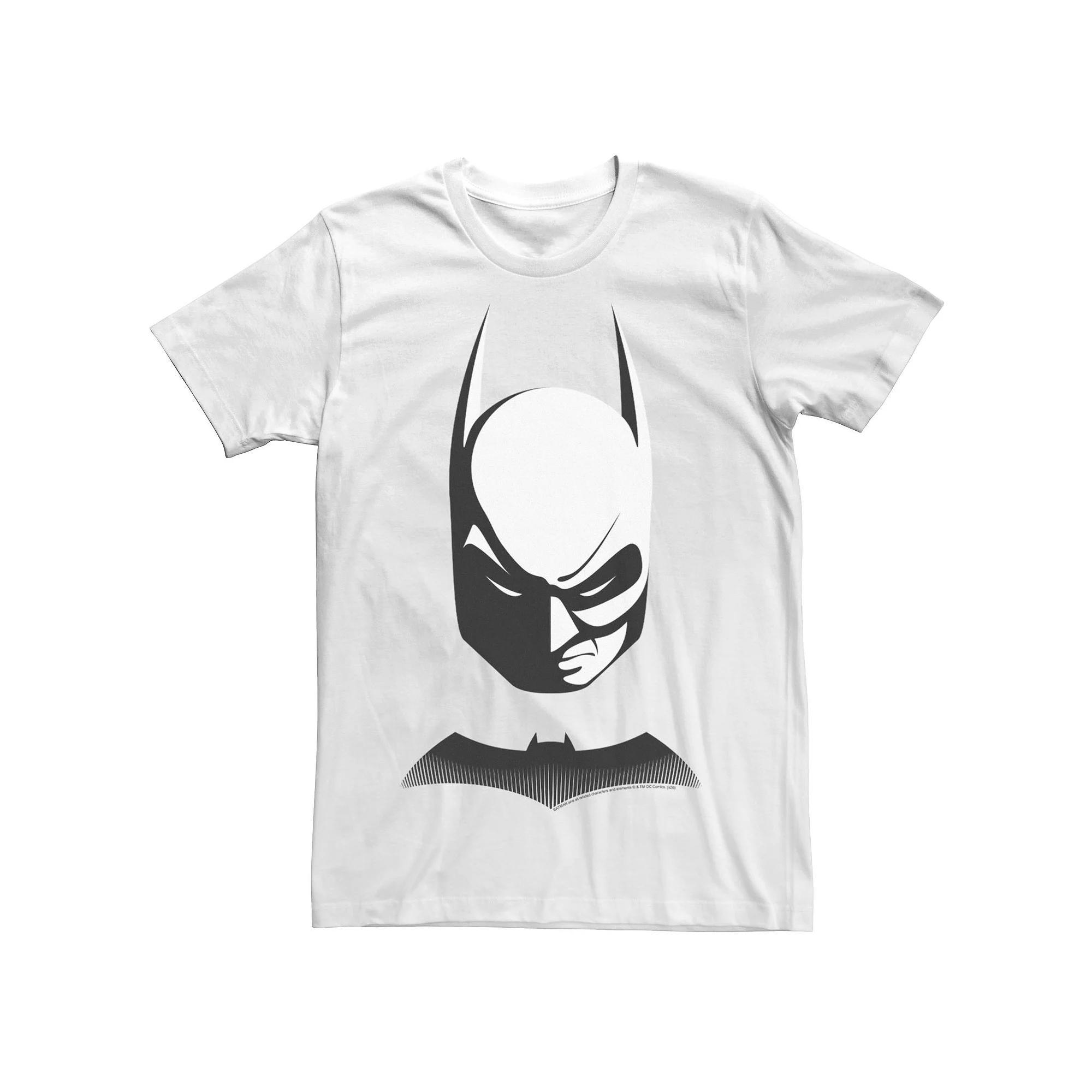 Men's DC Fandome Batman Minimalist Logo Tee, Size: Large, White Product Image