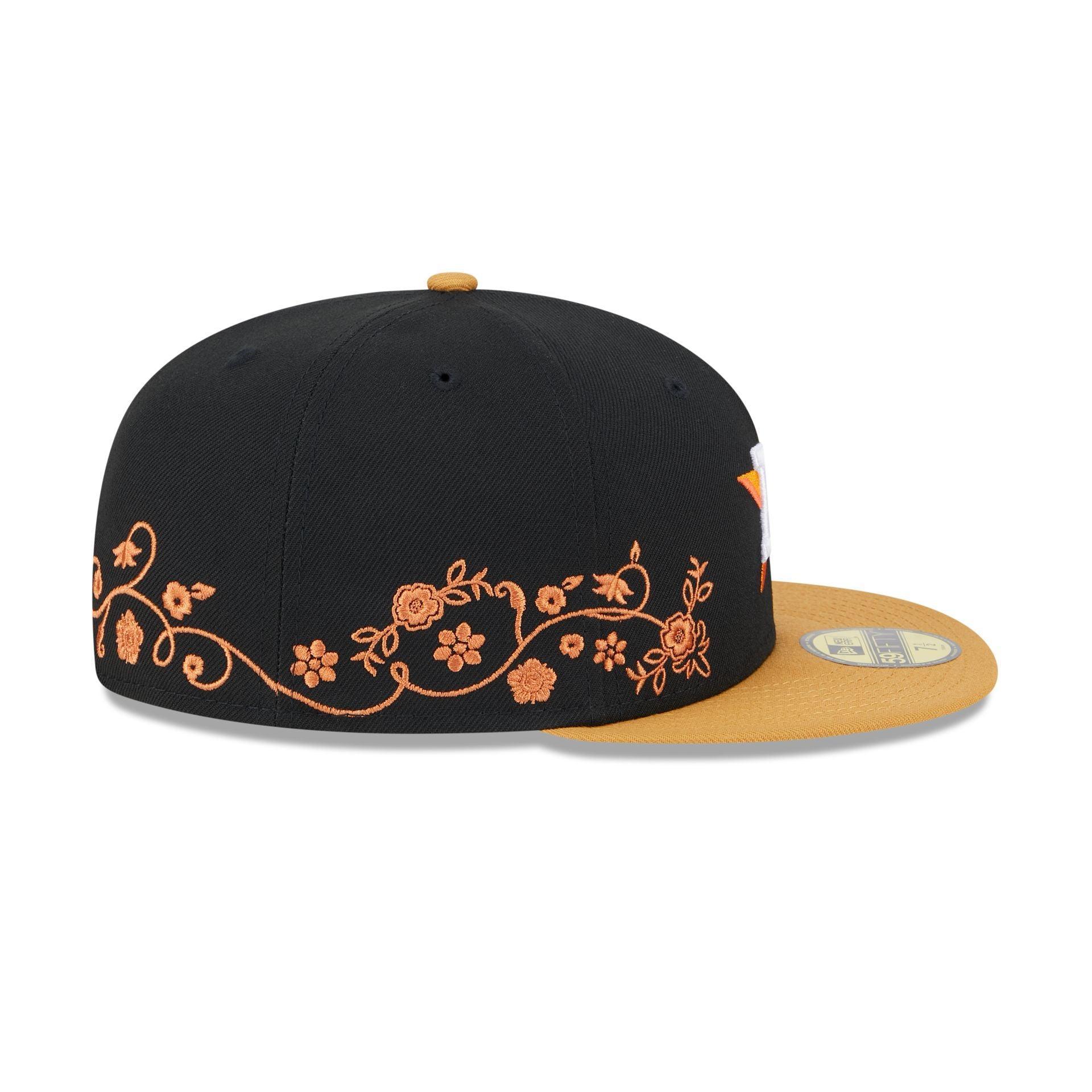 Houston Astros Floral Vine 59FIFTY Fitted Hat Male Product Image