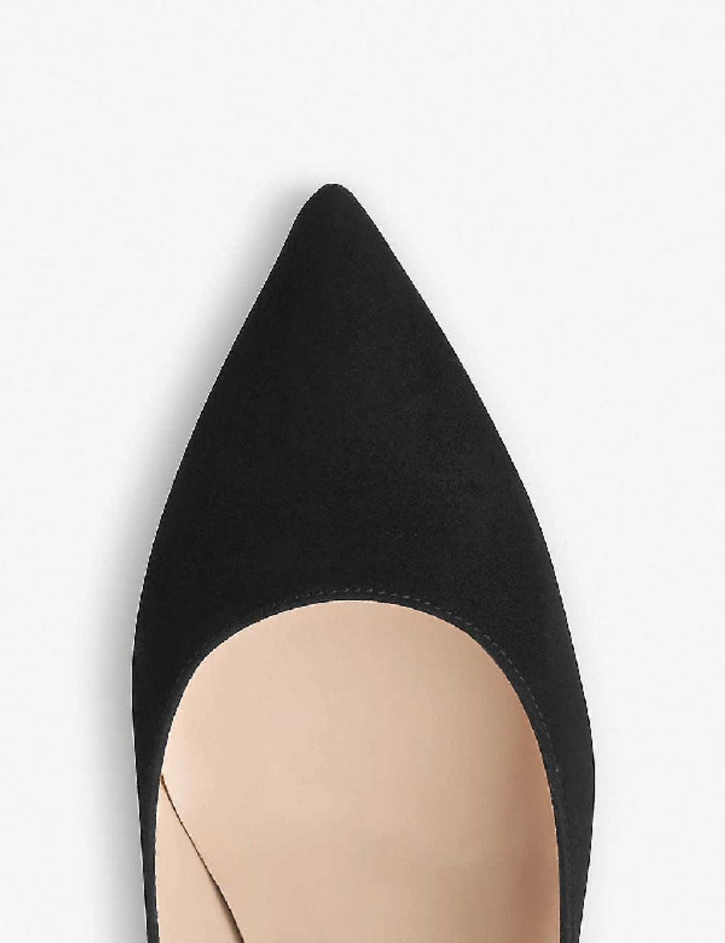 LK BENNETT Fern Suede Courts In Bla-black Product Image