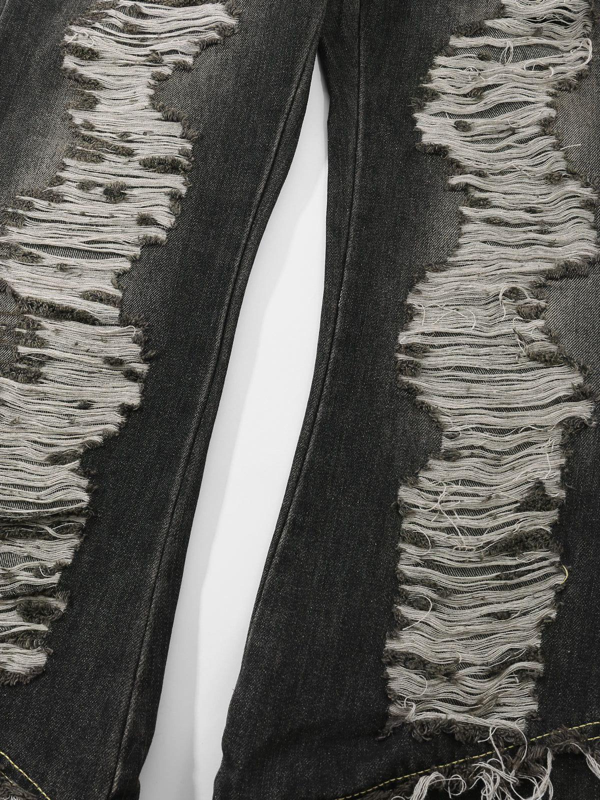 Aelfric Eden Fringe Rivet Flared Jeans Female Product Image