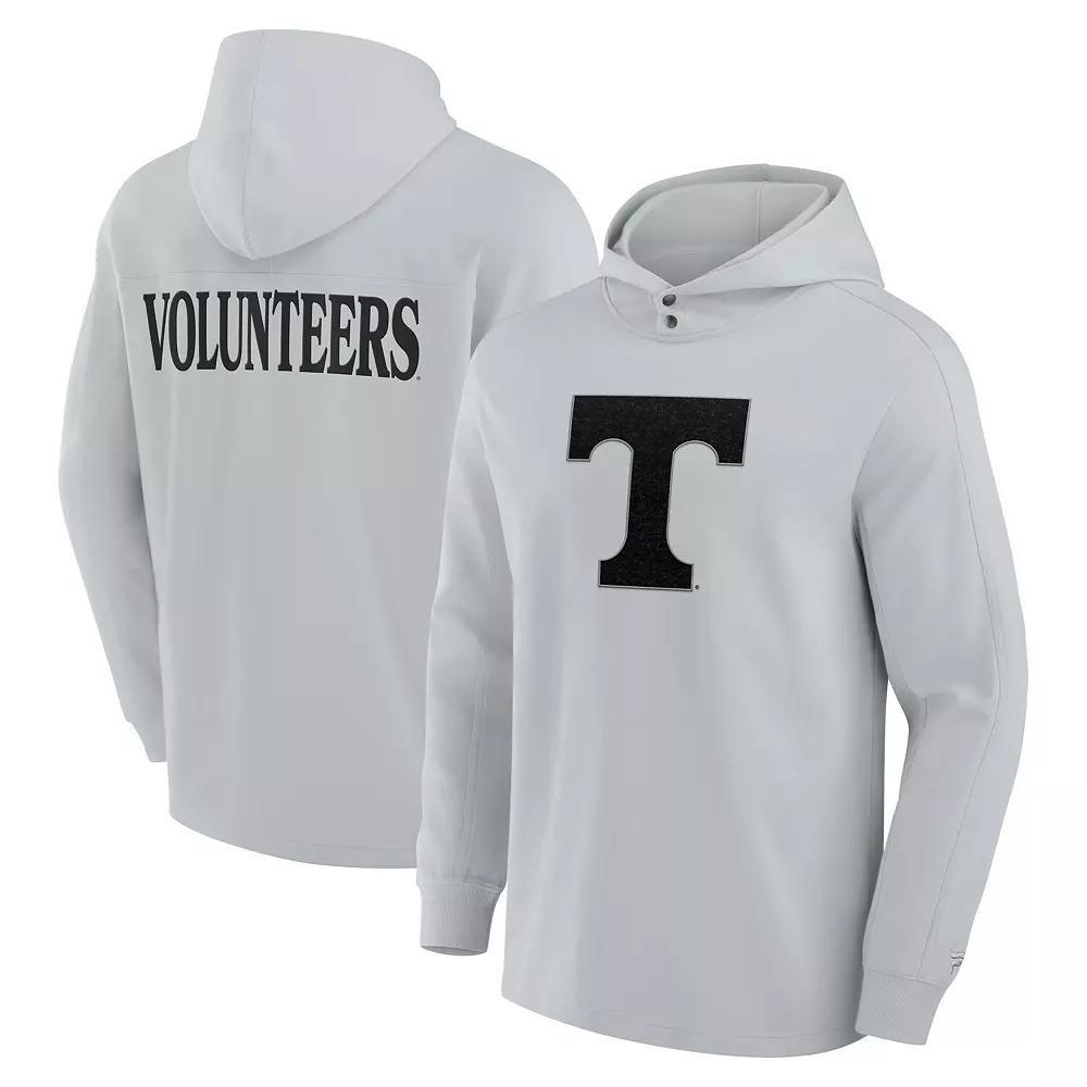 Men's Fanatics Gray Tennessee Volunteers Blaze Tri-Blend Pullover Hoodie,  Product Image