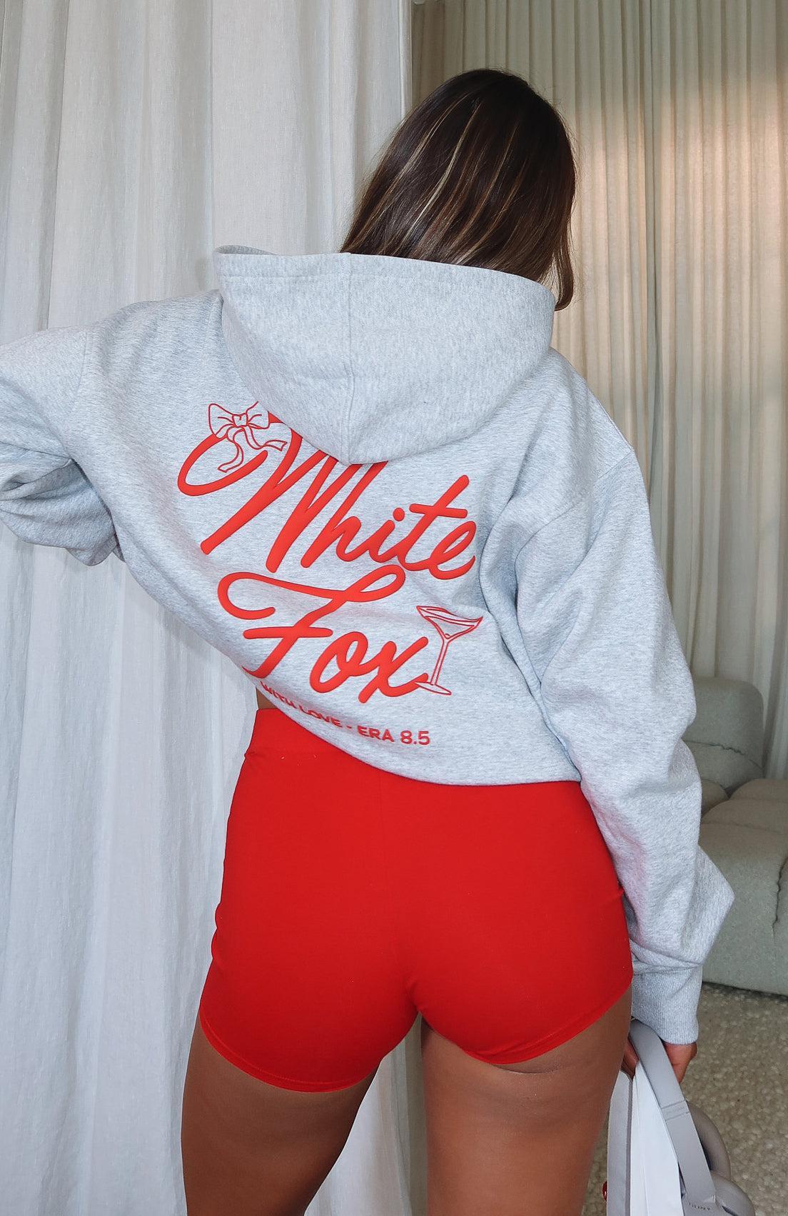 With Love & Kisses Oversized Hoodie Dark Grey Marle Product Image