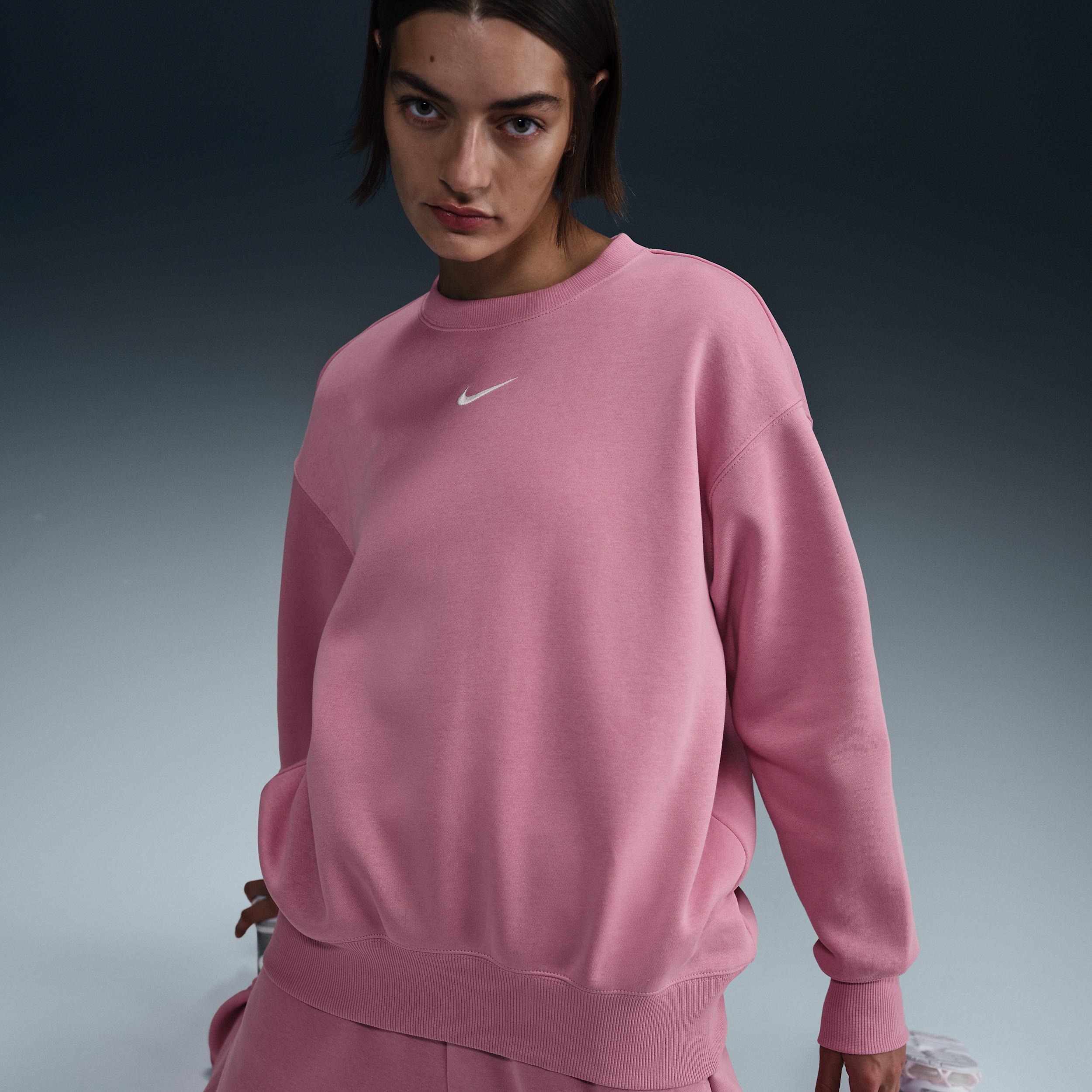 Women's Nike Sportswear Phoenix Fleece Oversized Crew-Neck Sweatshirt Product Image