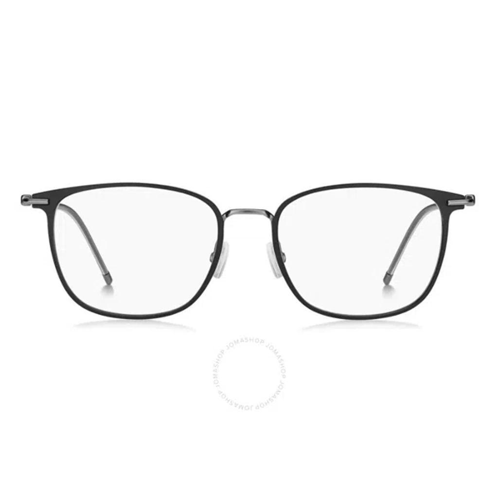 HUGO BOSS Demo Rectangular Men's Eyeglasses Boss 1431 0rzz 54 In Black Product Image