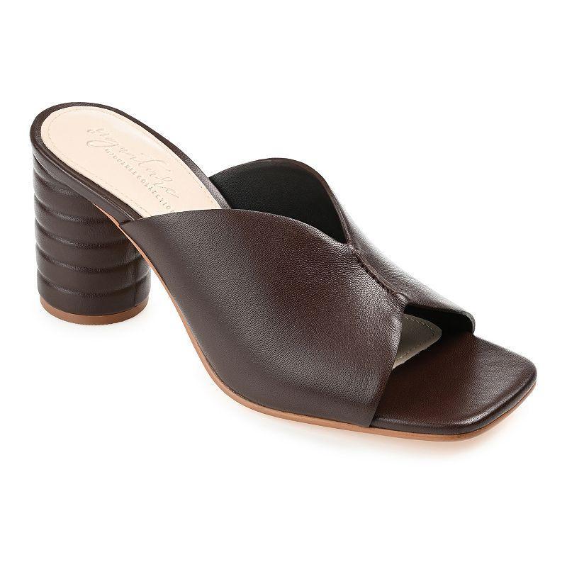 Journee Signature Womens Genuine Leather Tru Comfort Foam Karah Heels Product Image