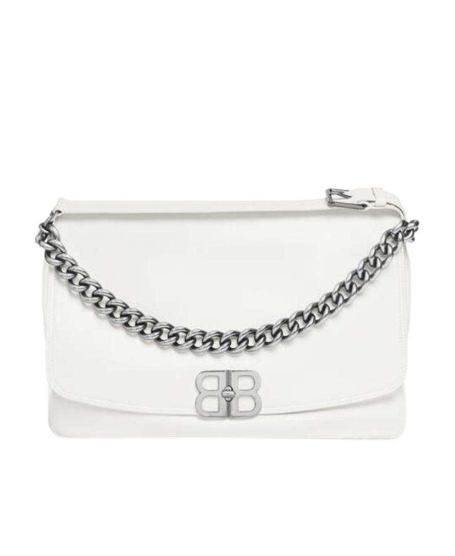 BALENCIAGA Grosse Schultertasche In Optic White Product Image