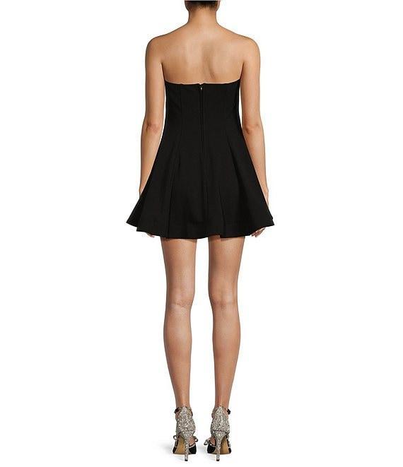 B. Darlin Strapless Fit & Flare Bow Trim Detail Dress Product Image