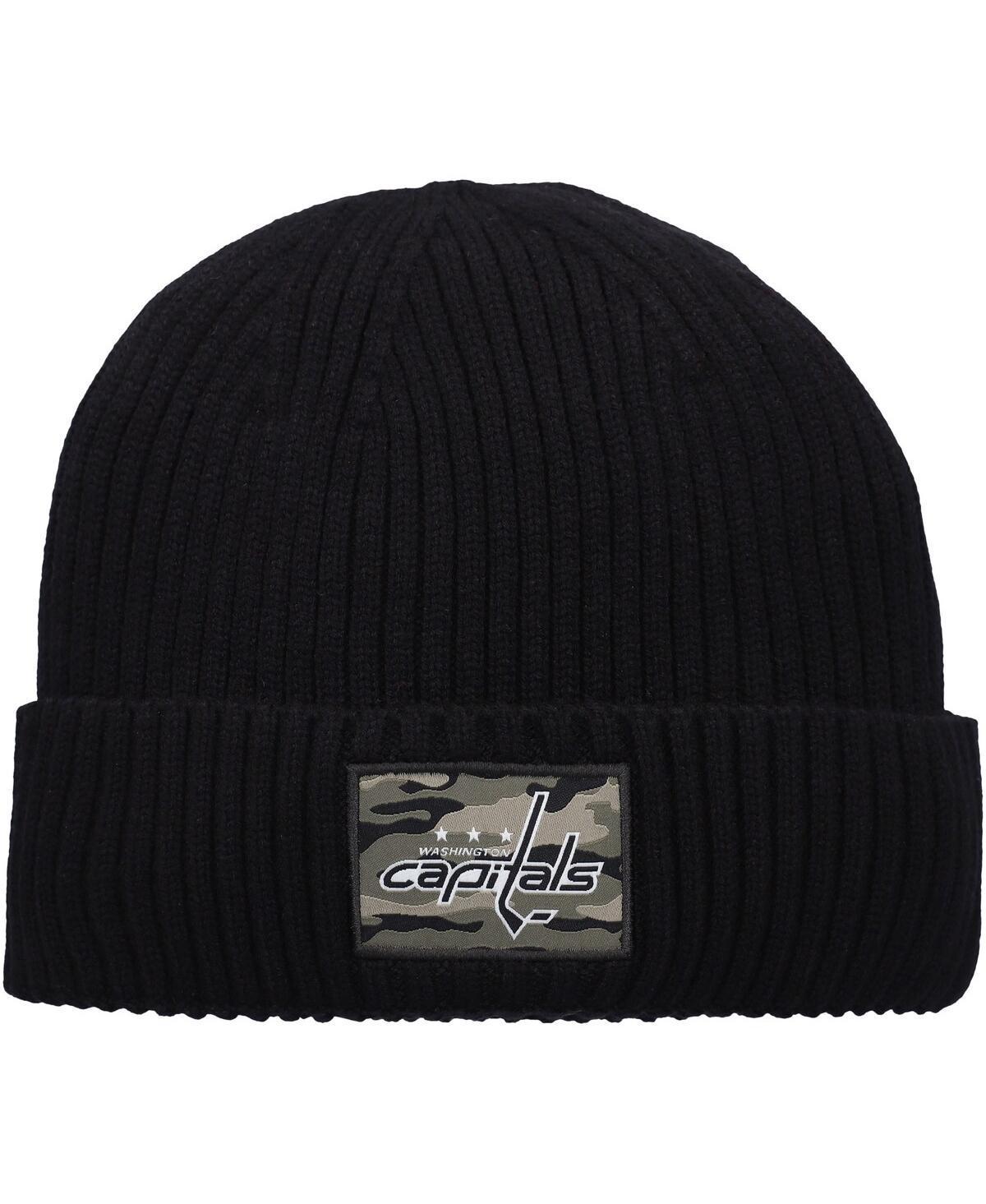 Mens adidas Washington Capitals Military Appreciation Cuffed Knit Hat Product Image