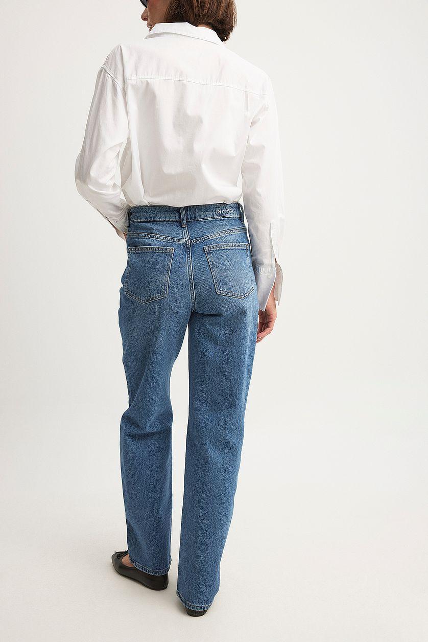 Straight High Waist Jeans Product Image