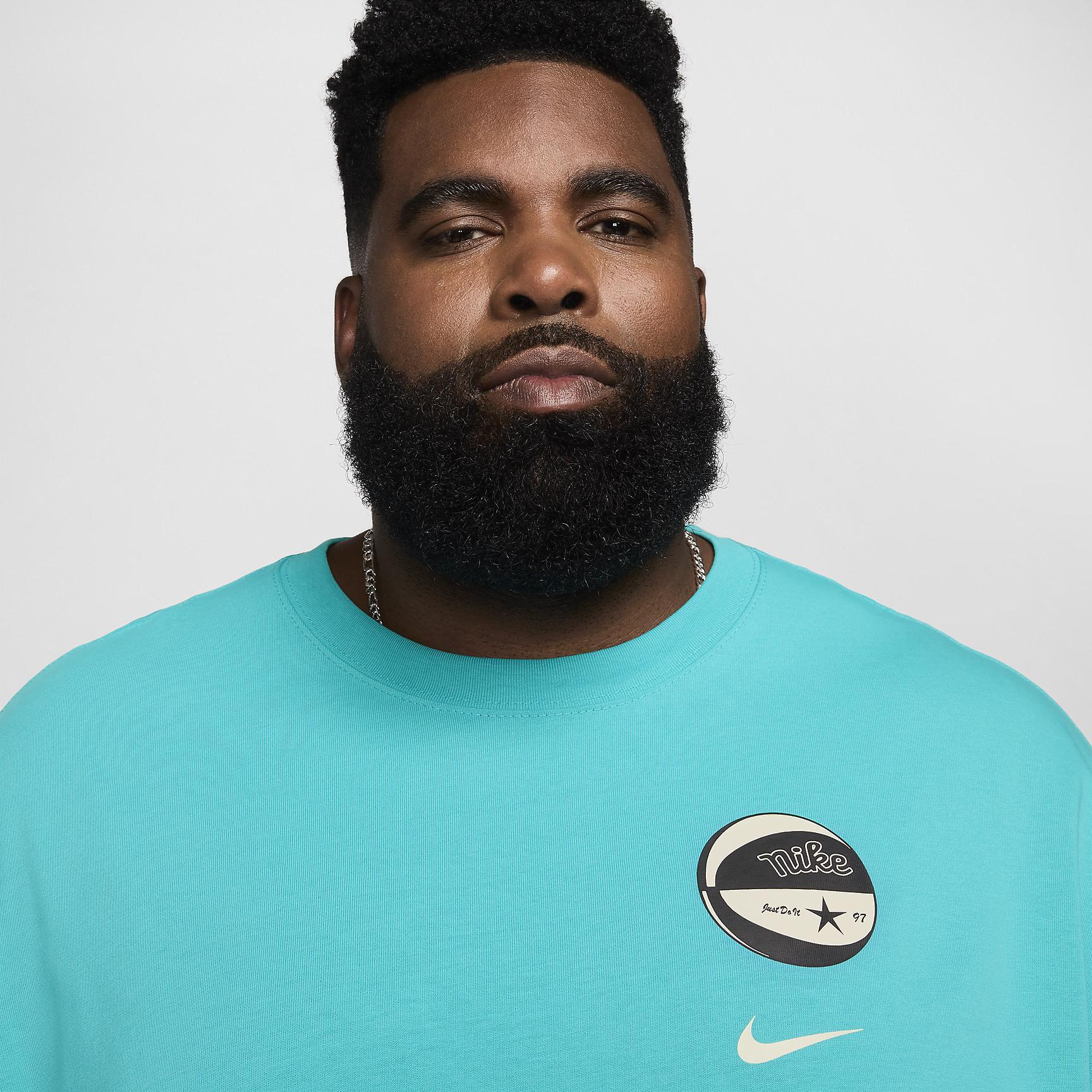 Nike Mens Max90 Basketball T-Shirt | FV8394-345 Product Image