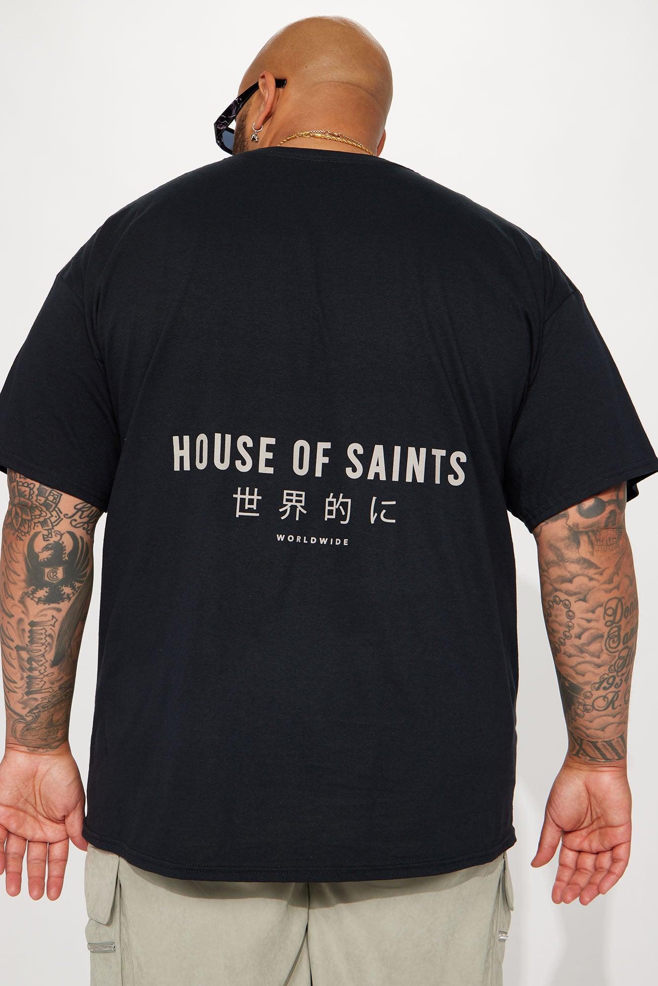 House Of Saints Short Sleeve Tee - Black Product Image