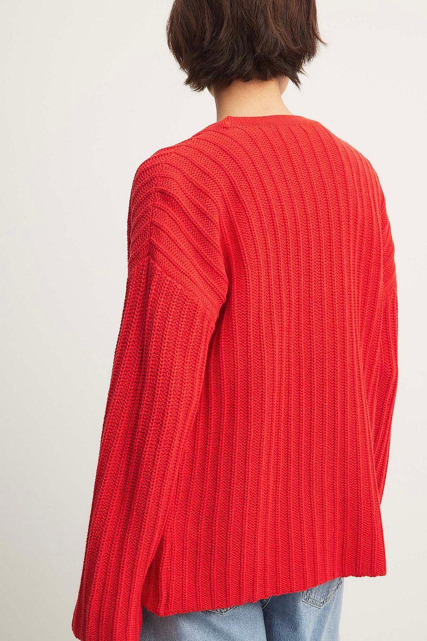 Knitted V-Neck Cardigan Product Image