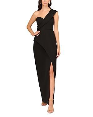 Aidan Mattox Asymmetric One Shoulder Column Gown Product Image