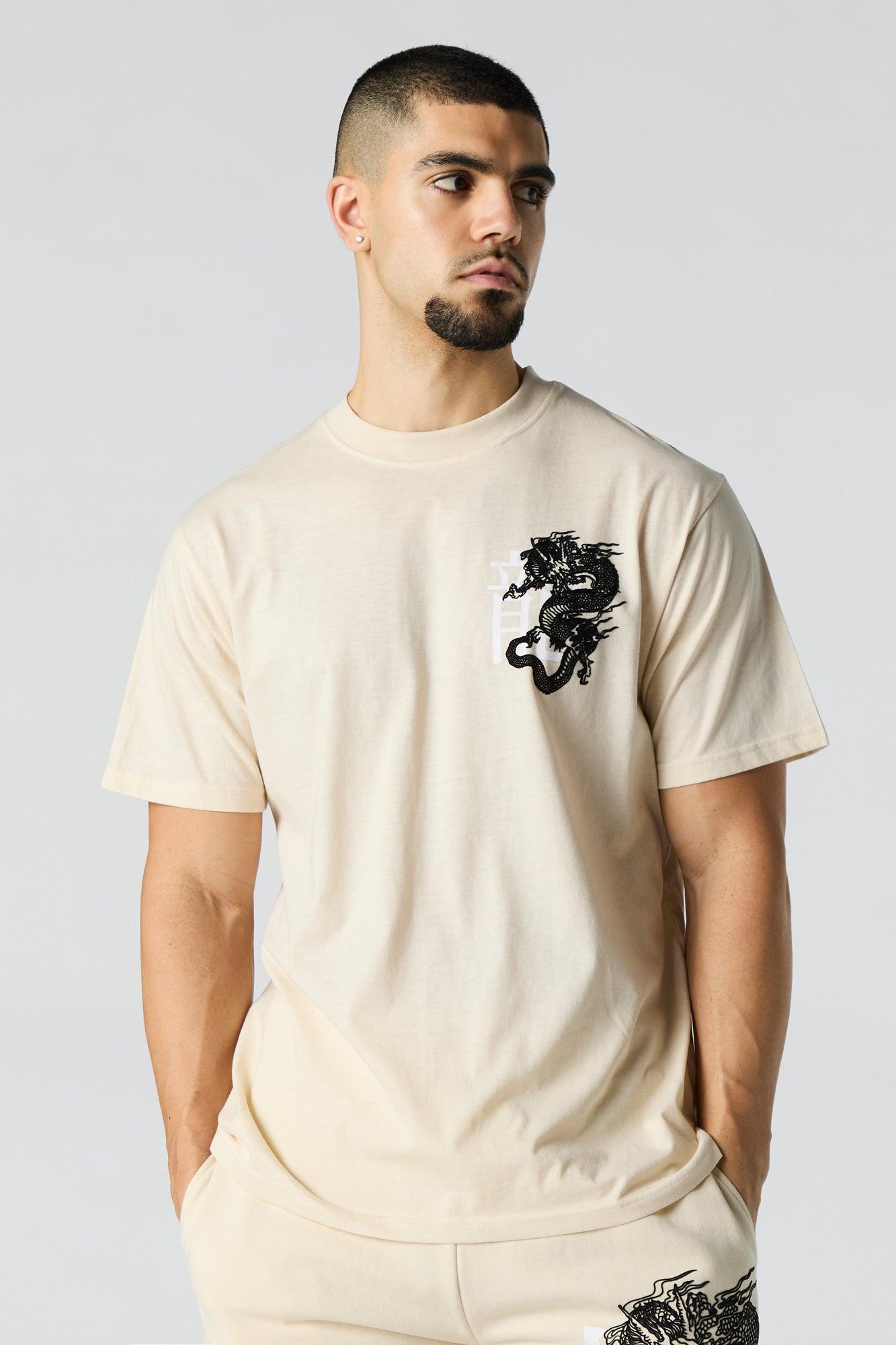 Dragon Graphic T-Shirt Male Product Image